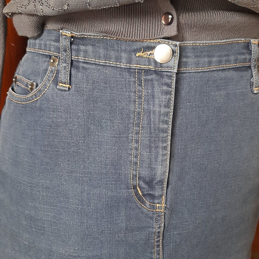 Ojay Denim Skirt - Size 12 - Picture 6 of 11